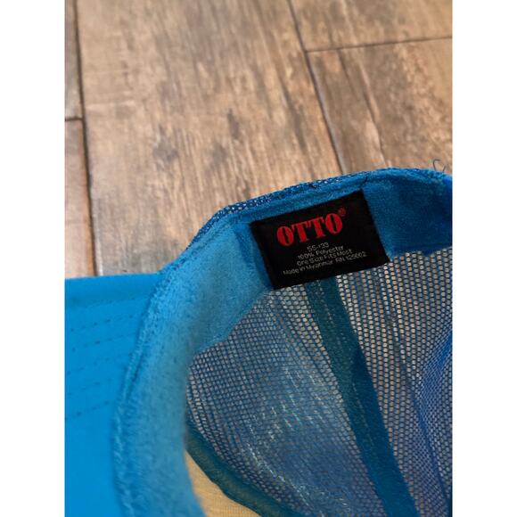 MOONDOGGIES BEACH CLUB Men's Blue Basic Groove Foam Trucker Hats - Picture 3 of 4